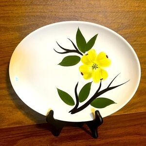 Vintage Joni Dixie Dogwood 11 1/2" Oval Serving Plate